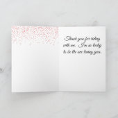 Valentijnskaart voor motorrijders met gevouwen kaa kaart (Binnen)