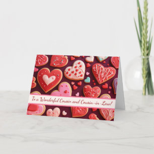Valentijnskaart voor neef of nicht en hun partner kaart