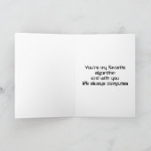 Valentijnskaart voor robots kaart (Binnen)