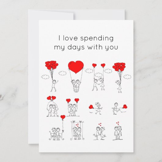 Valentijnskaart voor Samen Bedankkaart (Voorkant)