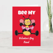 Valentijnskaart voor vrienden 'Wees mijn Valentijn Feestdagen Kaart (Voorkant)