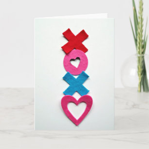 Valentijnskaart Xoxo Hart Kaart