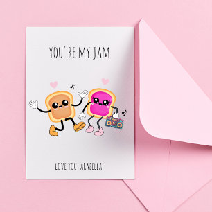Valentijnskaart You're My Jam Feestdagenkaart