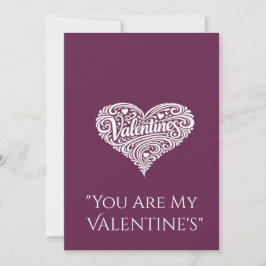 Valentijnskaarten Hartvormig ontwerp Liefde tekst