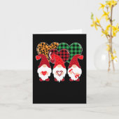 Valentijnskaarten Kabouters met Hart Luipaard Gelu Kaart (Gele Bloem)