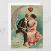 valentijnskaarten uit het victoriaanse tijdperk feestdagenkaart (Voorkant / Achterkant)