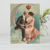 valentijnskaarten uit het victoriaanse tijdperk feestdagenkaart (Staand voorkant)