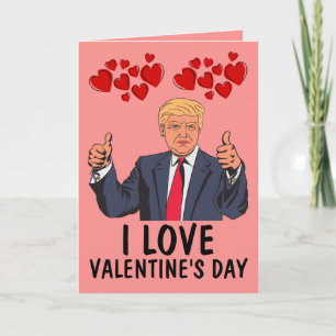VALENTIJNSKAARTEN VAN DONALD TRUMP KAART