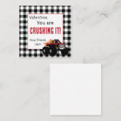 Valentijnskaarten voor Monstertrucks Notitiekaartje (Voorkant / Achterkant)