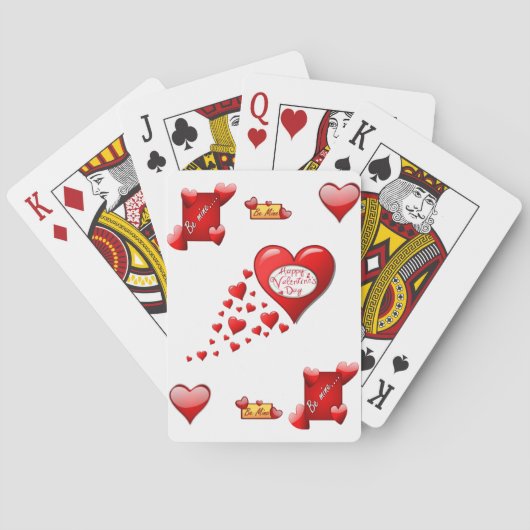 Valentijnskaartspeldek Speelkaarten (Achterkant)
