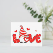 Valentijnskabouter Briefkaart (Staand voorkant)