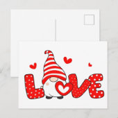 Valentijnskabouter Briefkaart (Voorkant / Achterkant)