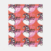 Valentijnskabouter fleece deken (Voorkant)