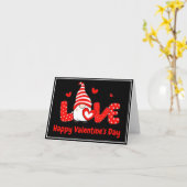Valentijnskabouter kaart (Gele Bloem)