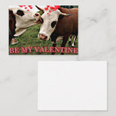 Valentijnskoekoeien Notitiekaartje (Voorkant / Achterkant)