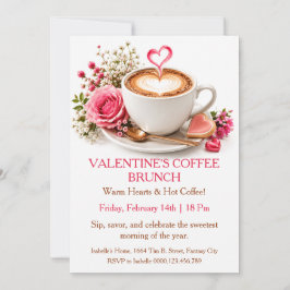 Valentijnskoffiebrunch - Gezellige cafégathering Kaart