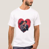 Valentijnskoppel T-shirt (Voorkant)
