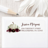 Valentijnslabels van pompoen in Bourgondië Etiket (Insitu)