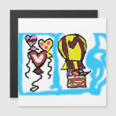 Valentijnsliefde in de lucht (Voorkant / Achterkant)