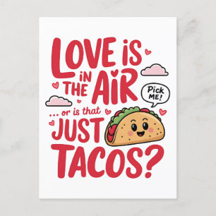 Valentijnsliefde Is In De Lucht Of Zijn Het Alleen Briefkaart