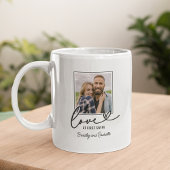 Valentijnsliefde op de eerste Swipe-foto Koffiemok