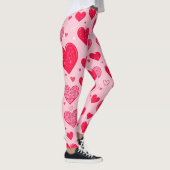 Valentijnsliefde-Valentijnsharten Leggings (Rechts)