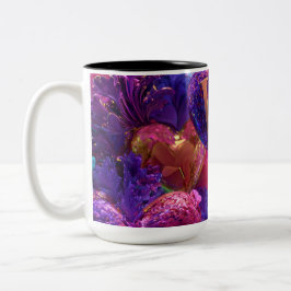 Valentijnsmok | Romantisch, Schattig & Hartverwarm Tweekleurige Koffiemok