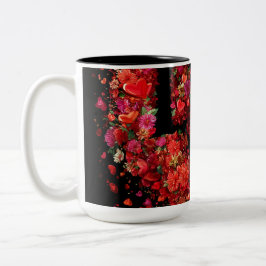Valentijnsmok | Romantisch, Schattig & Hartverwarm Tweekleurige Koffiemok