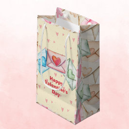 Valentijnsomslag en harten klein cadeauzakje