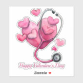 Valentijnsontwerp Healing Hearts Sticker (Vel)