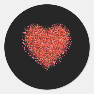 Valentijnsontwerpen2 Ronde Sticker