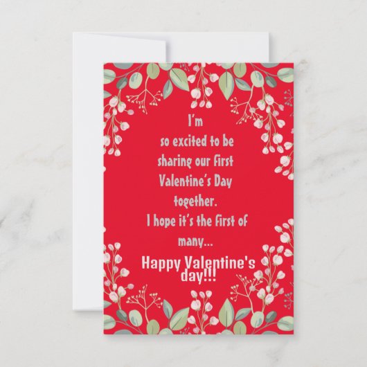 Valentijnsplattegrondkaart Kaart (Voorkant)