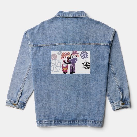 Valentijnsplezier Denim Jacket (Achterkant)