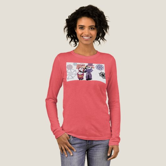 Valentijnsplezier Tri-Blend Shirt (Voorkant)