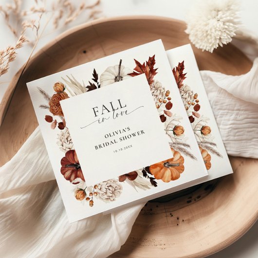 Valentijnspomp frame in neutrale kleuren servet