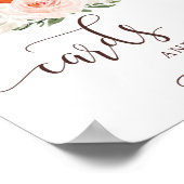 Valentijnspompoenkaarten en -cadeaus bord poster (Hoek)