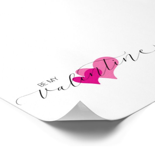 Valentijnsposter Poster (Hoek)