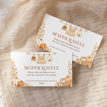 Valentijnspumpkinmeisje Baby Shower Luiers Raffle
