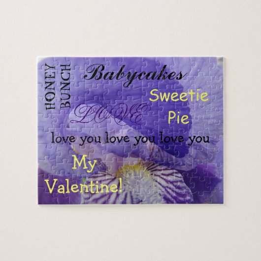 Valentijnspuzzel Schatje Ik hou van jou Honing Sch Legpuzzel (Horizontaal)