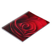 Valentijnsrode roos notitieboek (Linkerzijde)
