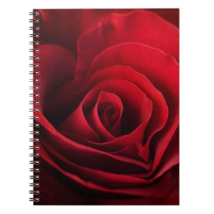 Valentijnsrode roos notitieboek
