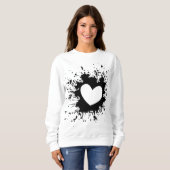 Valentijns's Basic Vrouwen Sweatshirt (Voorkant volledig)