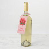 Valentijns's Bottle Hanger Label (Schuin)