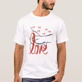 Valentijns's Cat Love T-shirt (Voorkant)