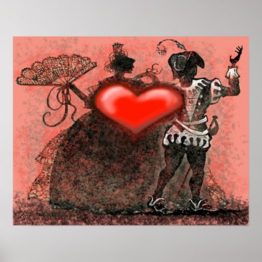 Valentijns's Dancers Poster (Voorkant)