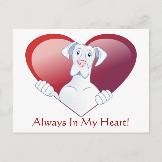 Valentijns's Dane - Altijd in mijn hart Kaart (Voorkant)