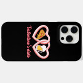 Valentijns's Datum Pizza Bier Case-Mate iPhone Case (Achterkant (horizontaal))