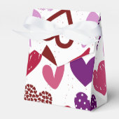Valentijns's Doodle Hearts Favoriete Box Bedankdoosjes (Voorkant Zijde)
