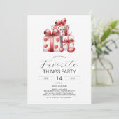 Valentijns's Favoriete Dingen Invitation, Galentin Kaart (Staand voorkant)