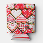 Valentijns's Heart Cookies: zelfgemaakte liefde. Blikjeskoeler (Achterkant)